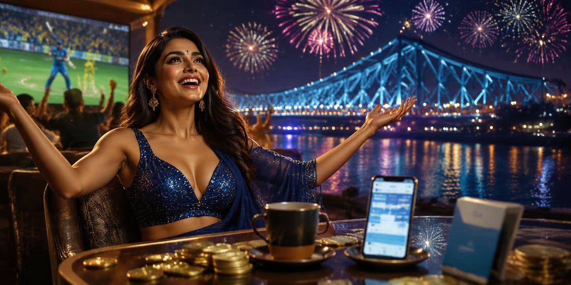 Vibrant Kolkata scene symbolizing excitement around cricket and slot gaming